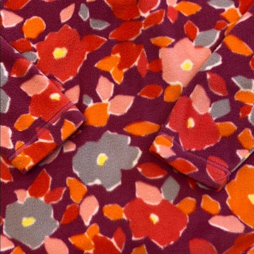 Lands’ End Flower Fleece - Picture 3 of 7